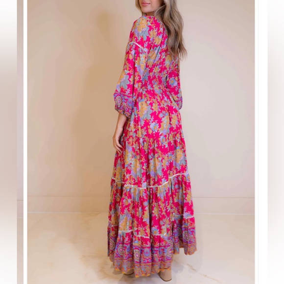 NWOT Sea Lustre Ella Maxi dress in Peony - Picture 2 of 8